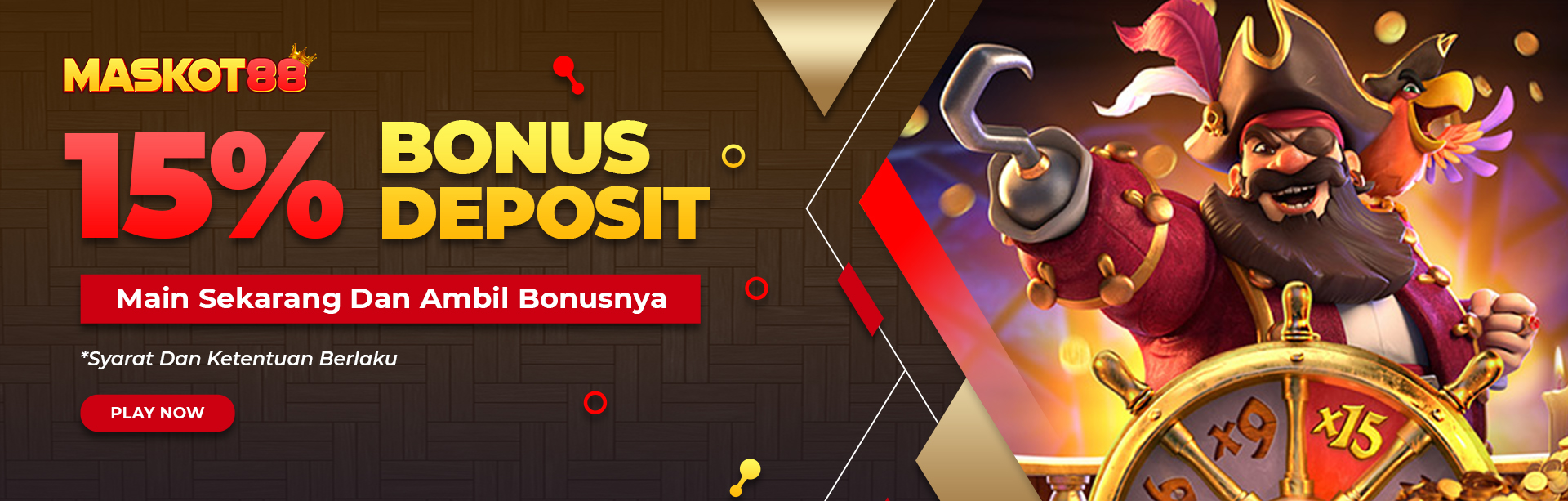 BONUS DEPOSIT 15%