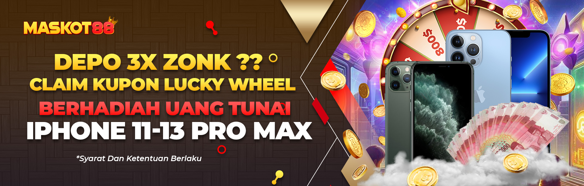 LUCKY SPIN WHEELL UNTUK DEPOSIT HANYA DI MASKOT88 