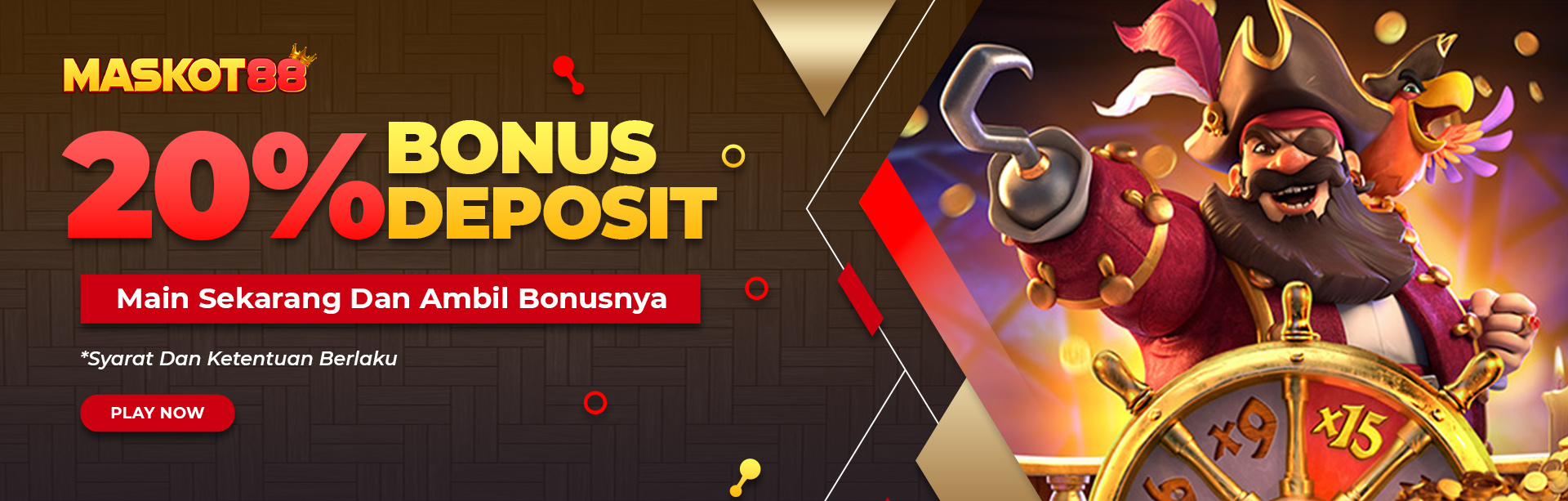 BONUS DEPOSIT 15%
