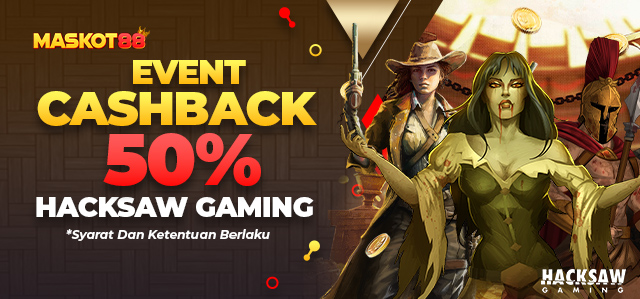 CASHBACK 50% HACKSAW GAMING MASKOT88