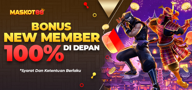 BONUS NEW MEMBER 100% DIDEPAN MASKOT88